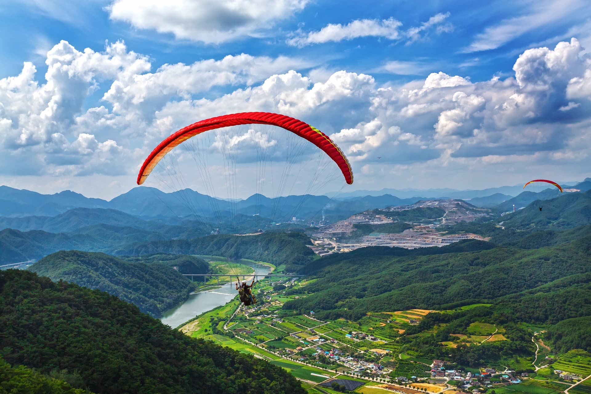 paragliding tandem