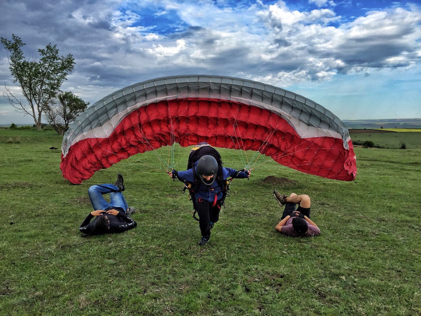paragliding training