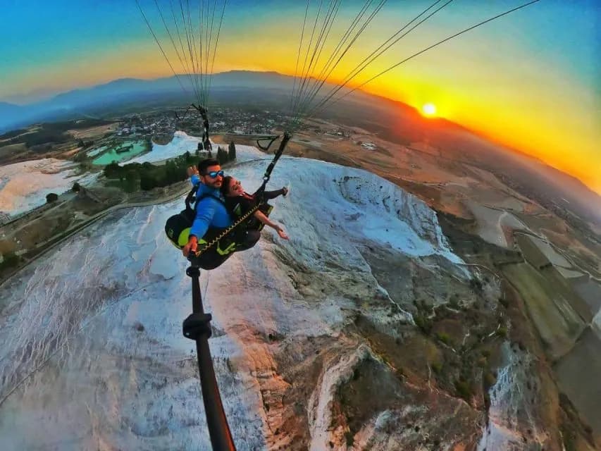 denizli paragliding tandem flight image